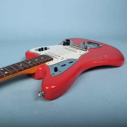 2014 Classic 60s Jaguar Fiesta Red Rosewood Electric Guitar