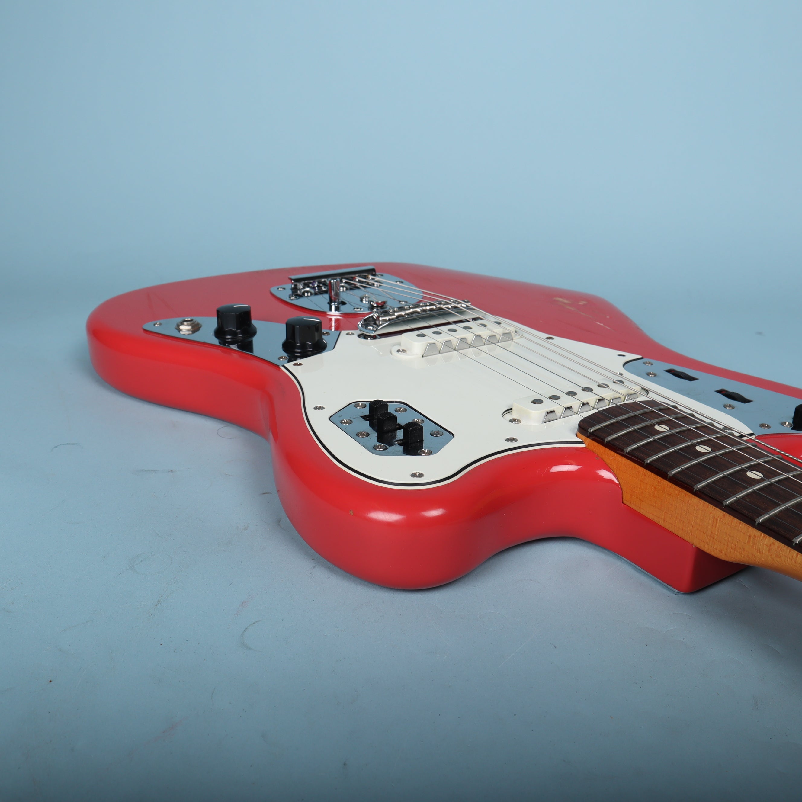 Fender Jaguar Candy Apple Red Maple Neck Electric Guitar 2014
