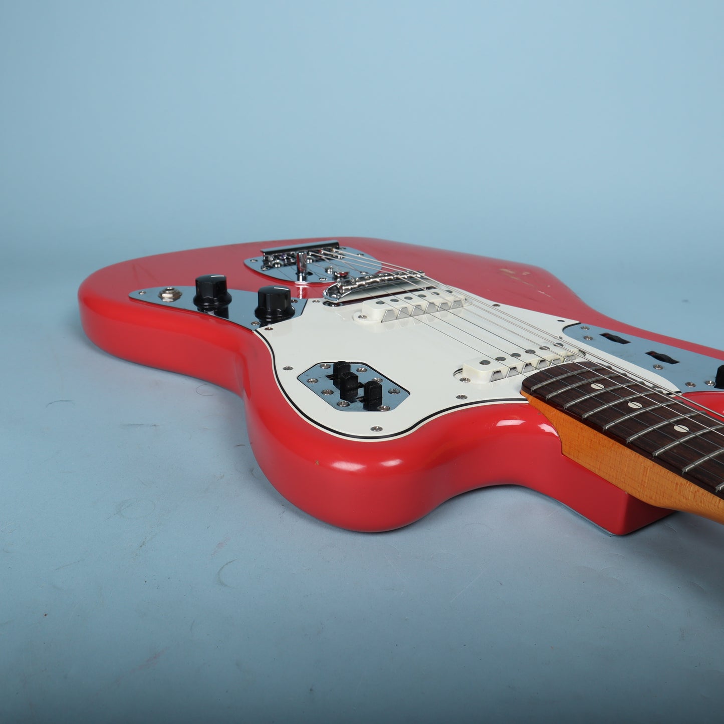 2014 Classic 60s Jaguar Fiesta Red Rosewood Electric Guitar