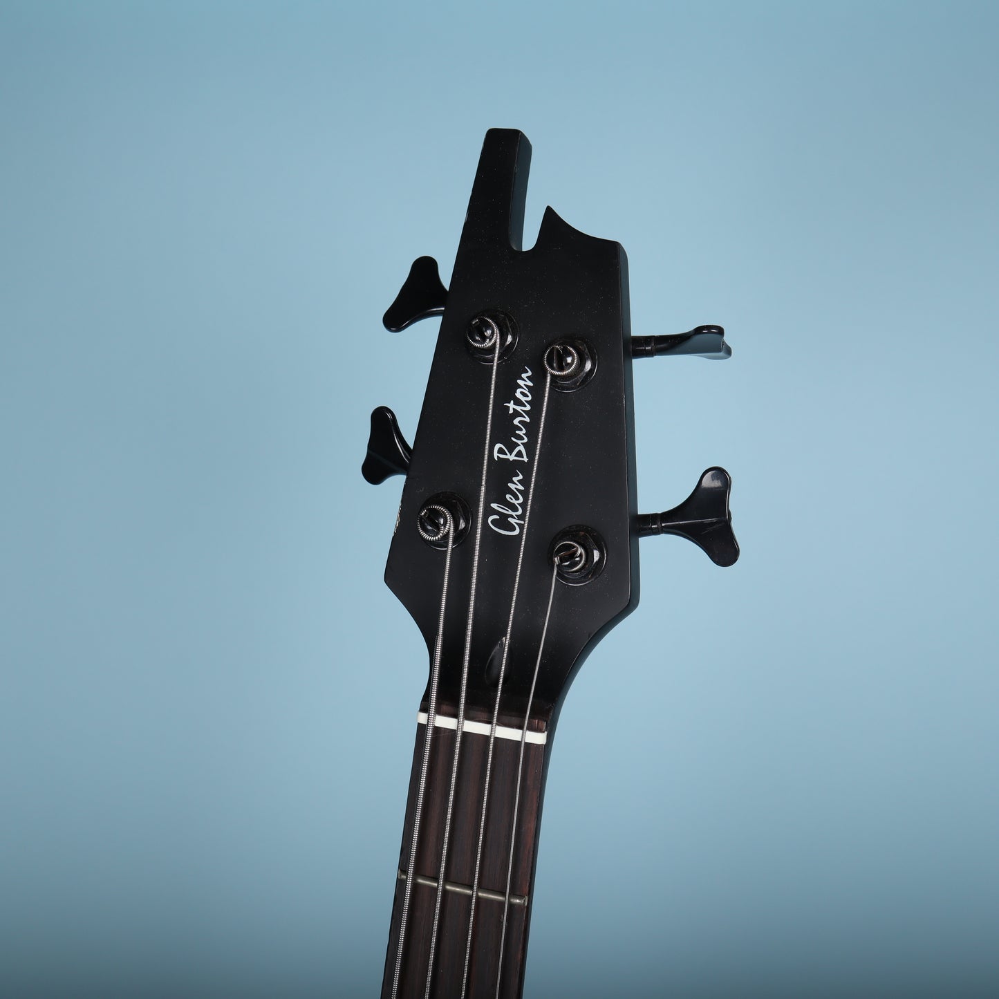 Glen Burton Machine Gun Electric Bass Guitar Matte Black