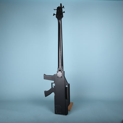 Glen Burton Machine Gun Electric Bass Guitar Matte Black