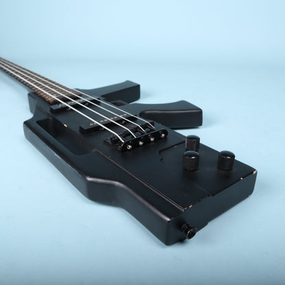 Glen Burton Machine Gun Electric Bass Guitar Matte Black