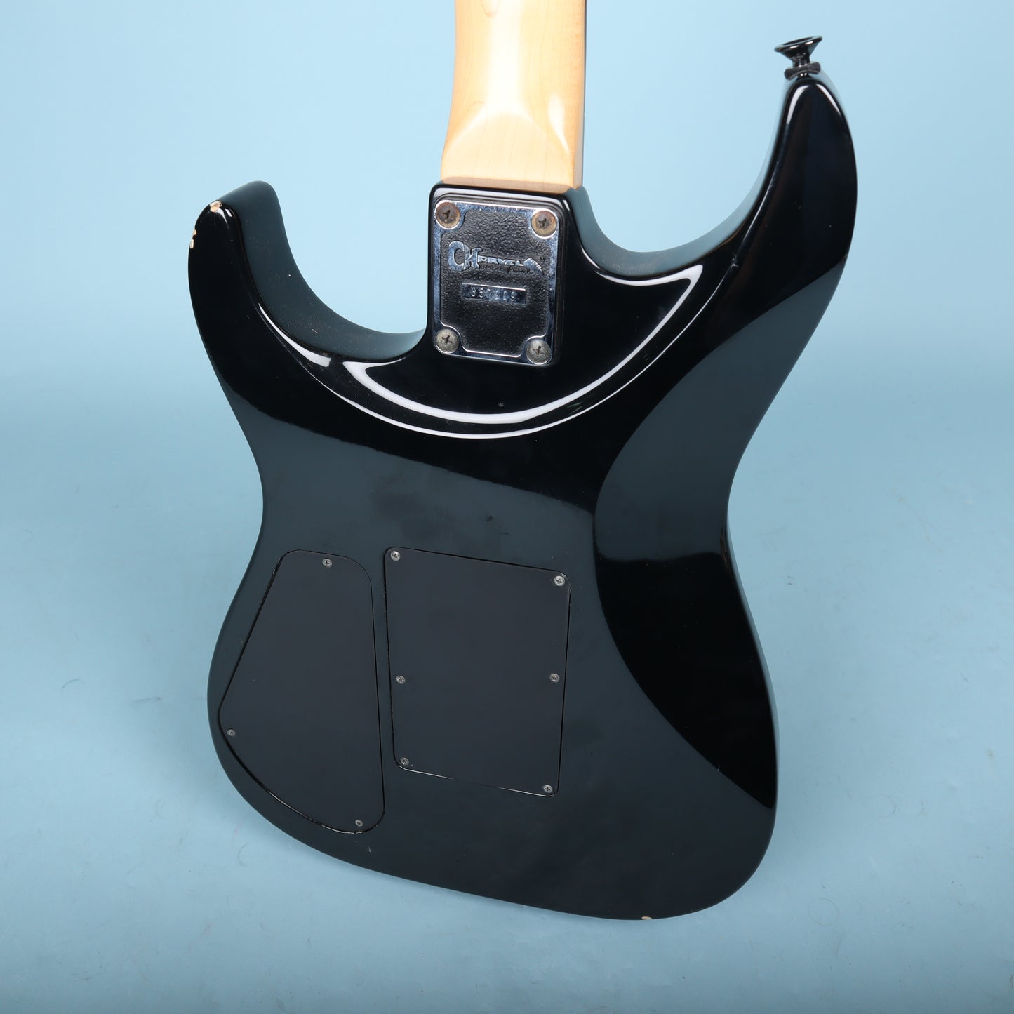 Charvel Predator Electric Guitar Black with Sharkfin Inlays 1991