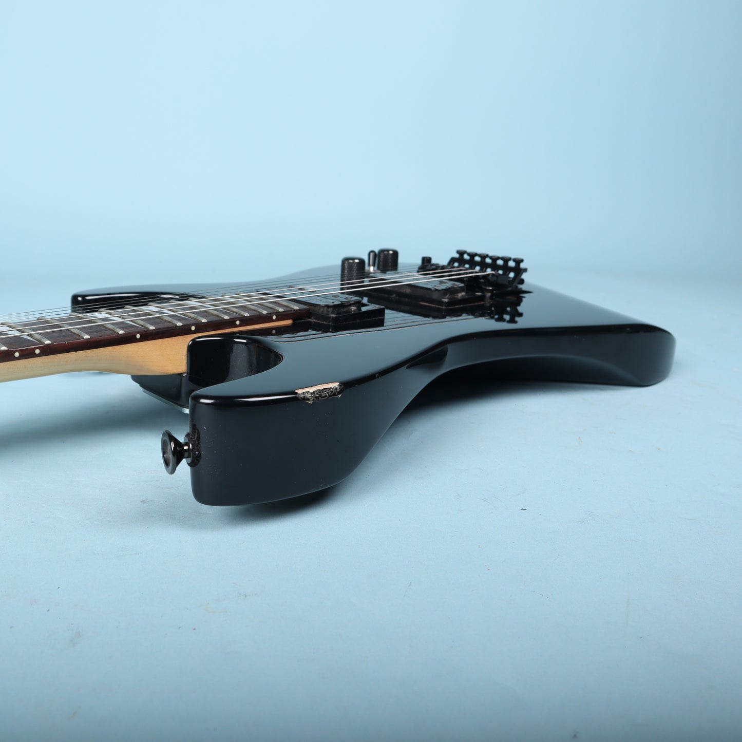Charvel Predator Electric Guitar Black with Sharkfin Inlays 1991