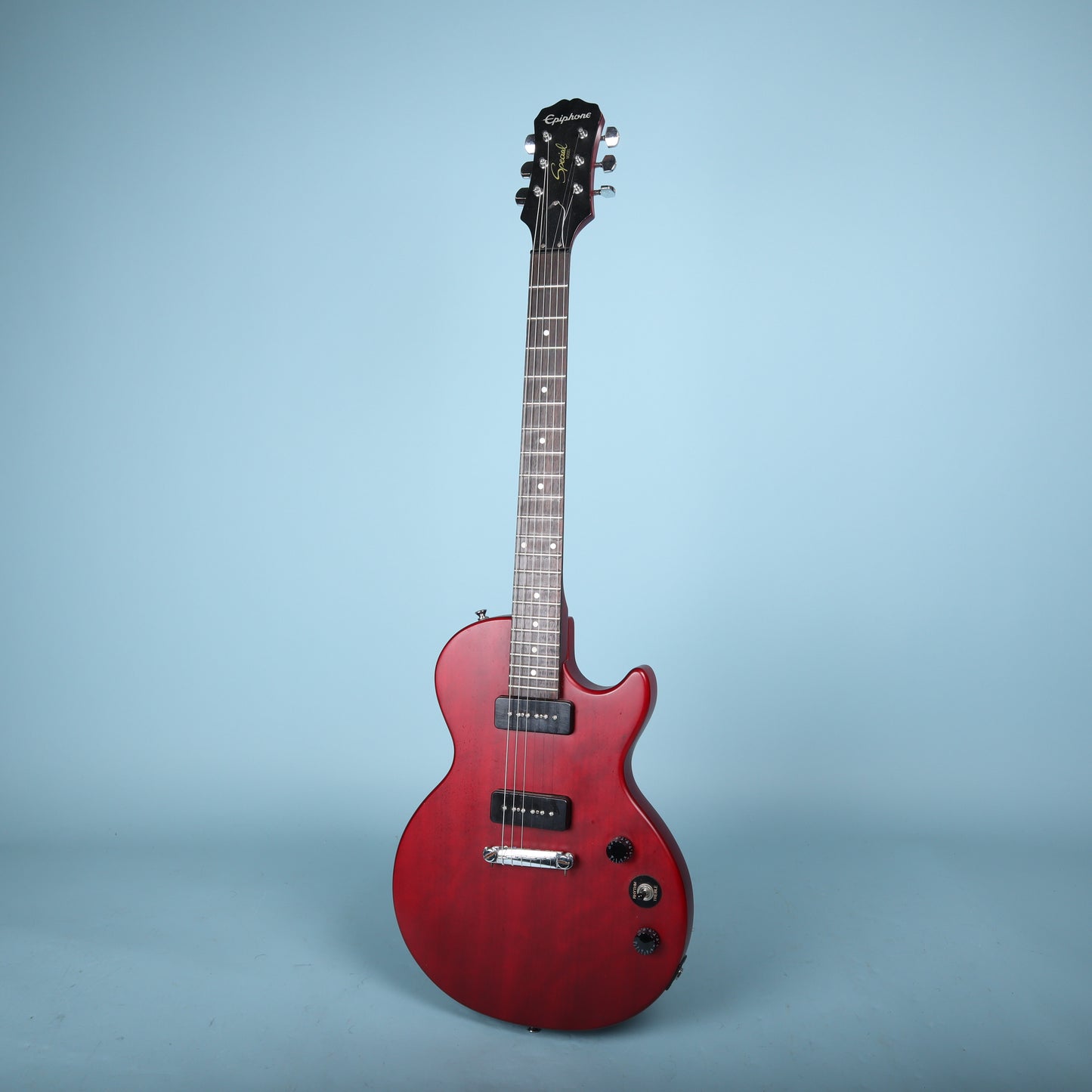 2015 Epiphone Les Paul Special I P90 Worn Cherry