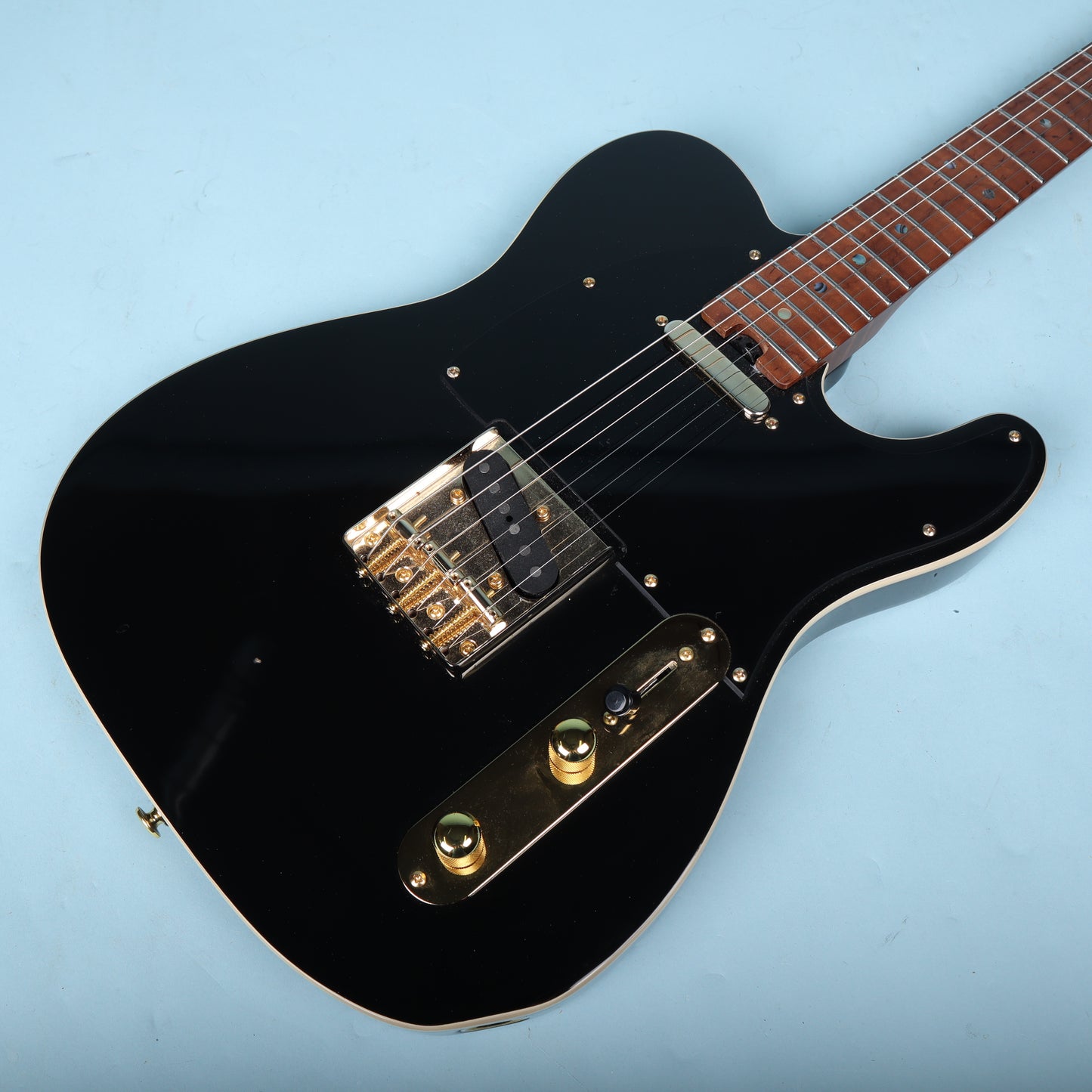 Soloking Custom Shop T-Style Electric Guitar Roasted Flame Maple Neck