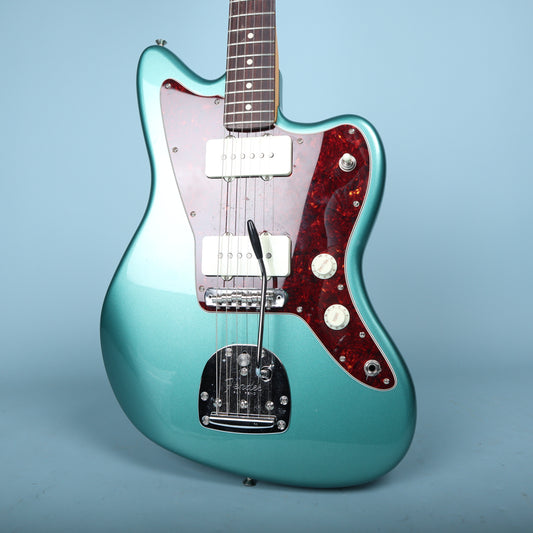 Fender American Professional Classic Jazzmaster Metallic Teal Electric Guitar