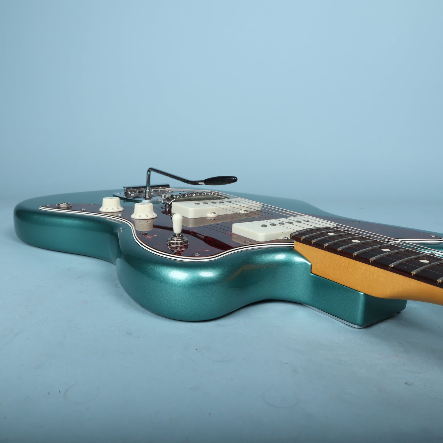 Fender American Professional Classic Jazzmaster Metallic Teal Electric Guitar