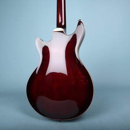 2010 Gene Baker b3 Water Semi-Hollow Mahogany Neck Crimson Burst