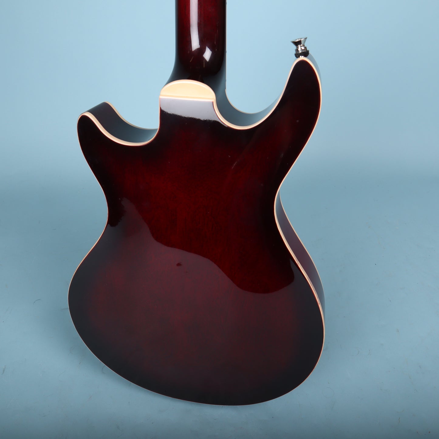 2010 Gene Baker b3 Water Semi-Hollow Mahogany Neck Crimson Burst