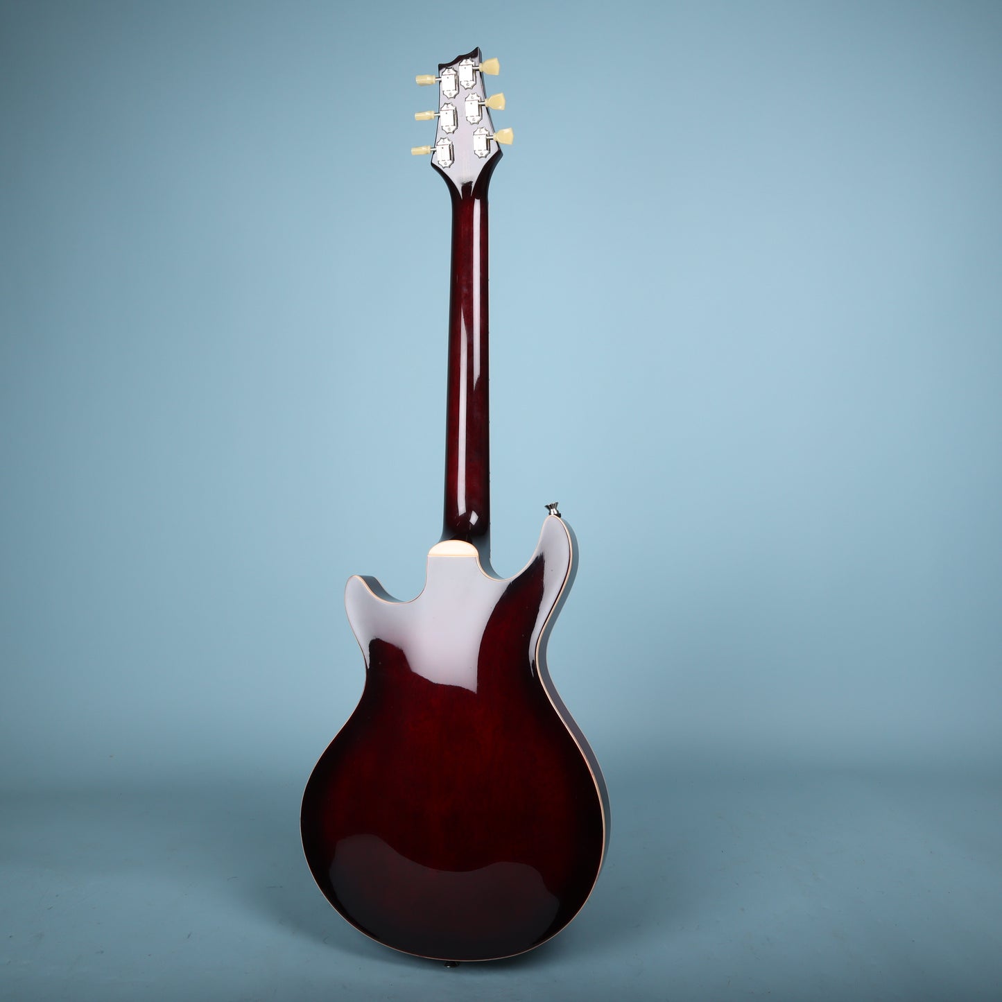 2010 Gene Baker b3 Water Semi-Hollow Mahogany Neck Crimson Burst