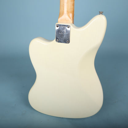1966 Fender Jazzmaster Olympic White, Custom Color Matching Headstock