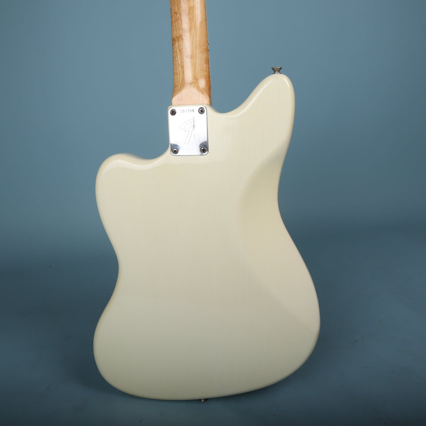 1966 Fender Jazzmaster Olympic White, Custom Color Matching Headstock