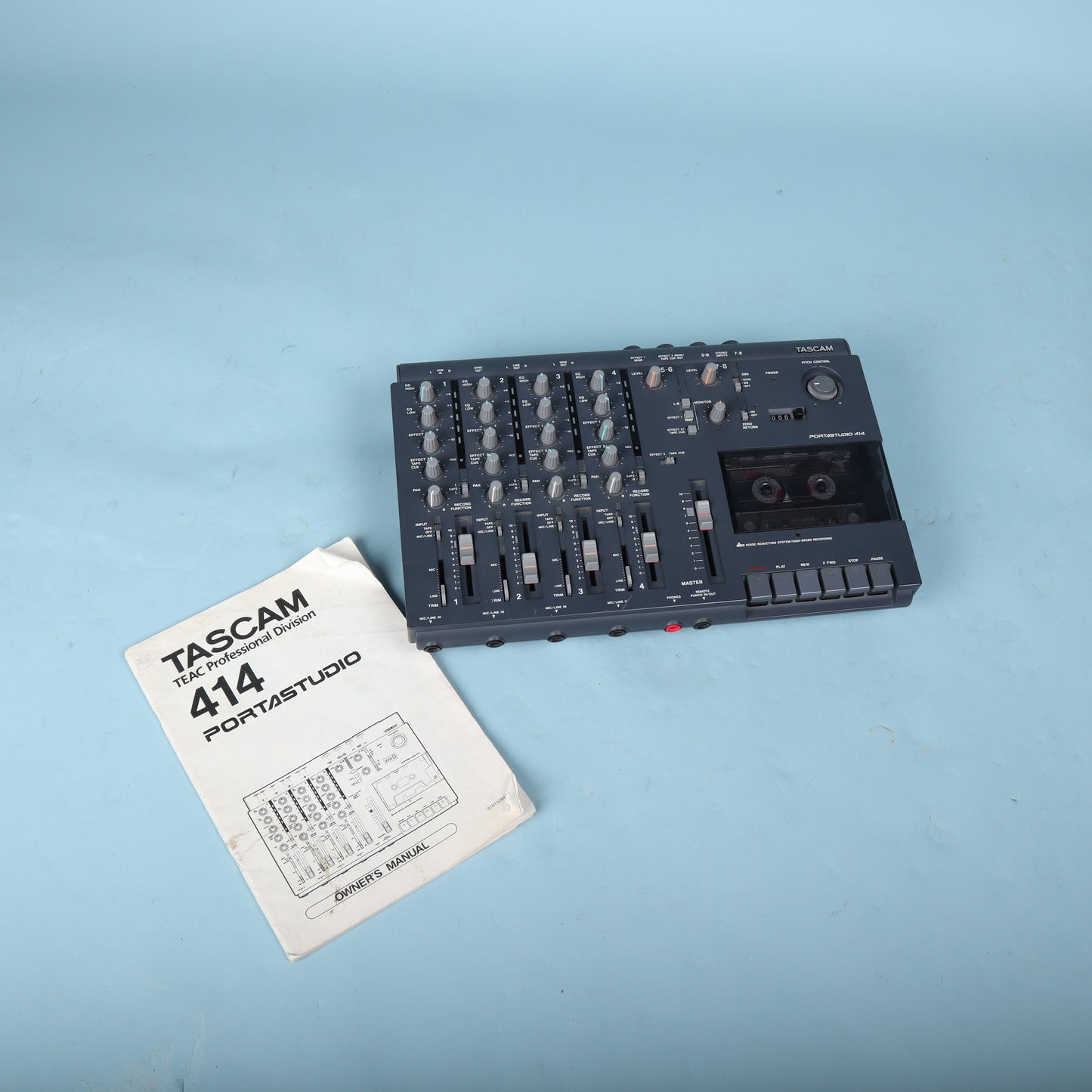 Tascam Portastudio 414 4-Track Multitrack Cassette Tape Recorder