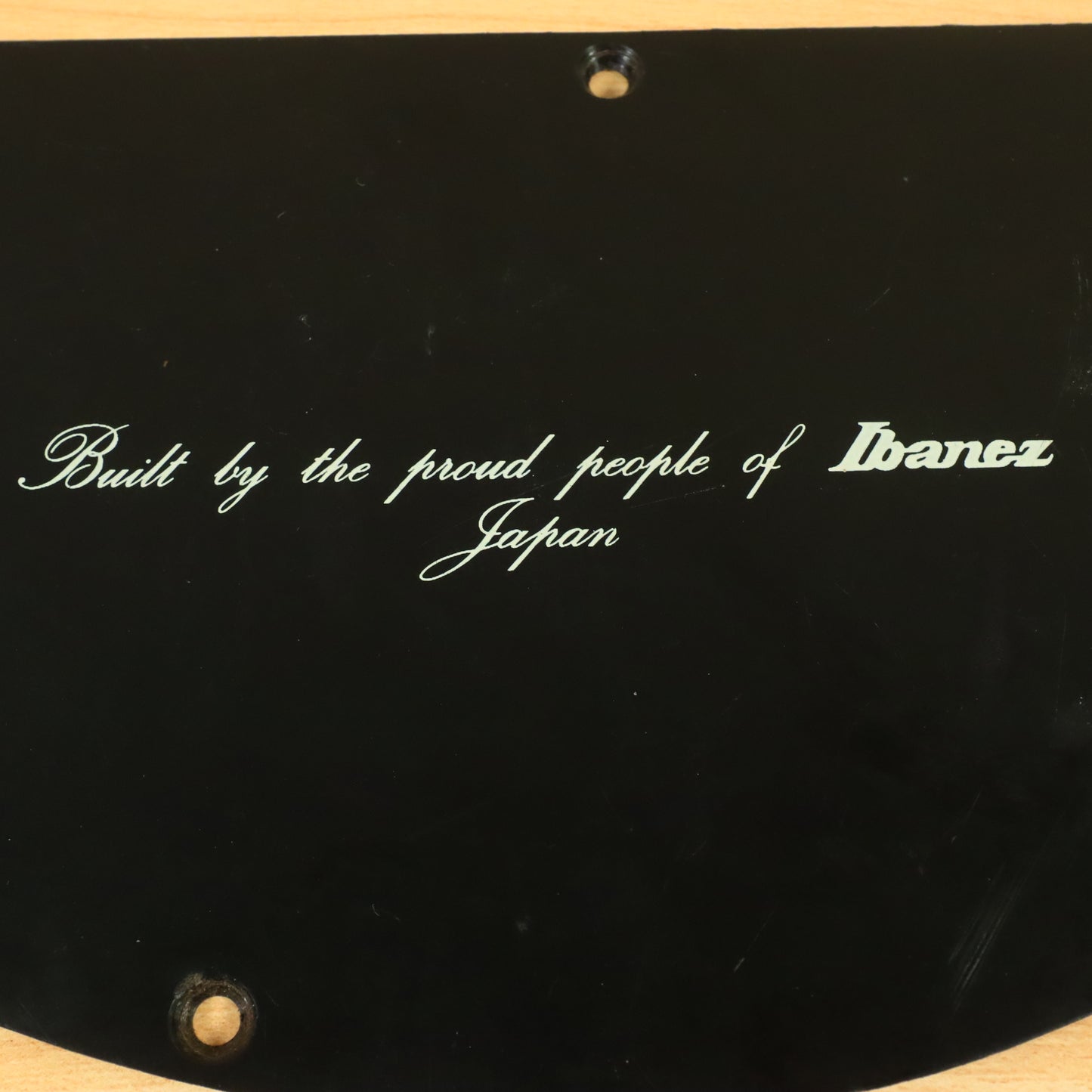 1982 Vintage Ibanez Artist AR300 MIJ Japan Guitar Control Cavity Cover