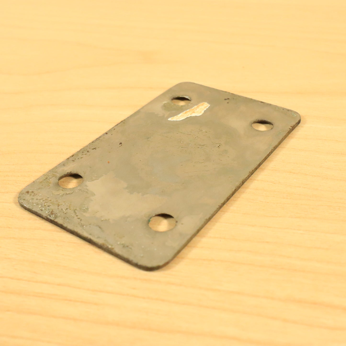 Vintage 1974 USA Gibson Grabber Bass Guitar Neck Plate Nickel 1975 1976
