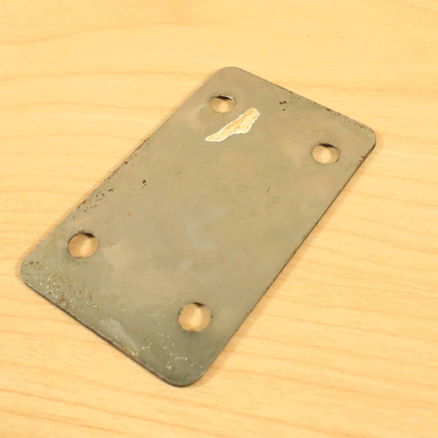 Vintage 1974 USA Gibson Grabber Bass Guitar Neck Plate Nickel 1975 1976