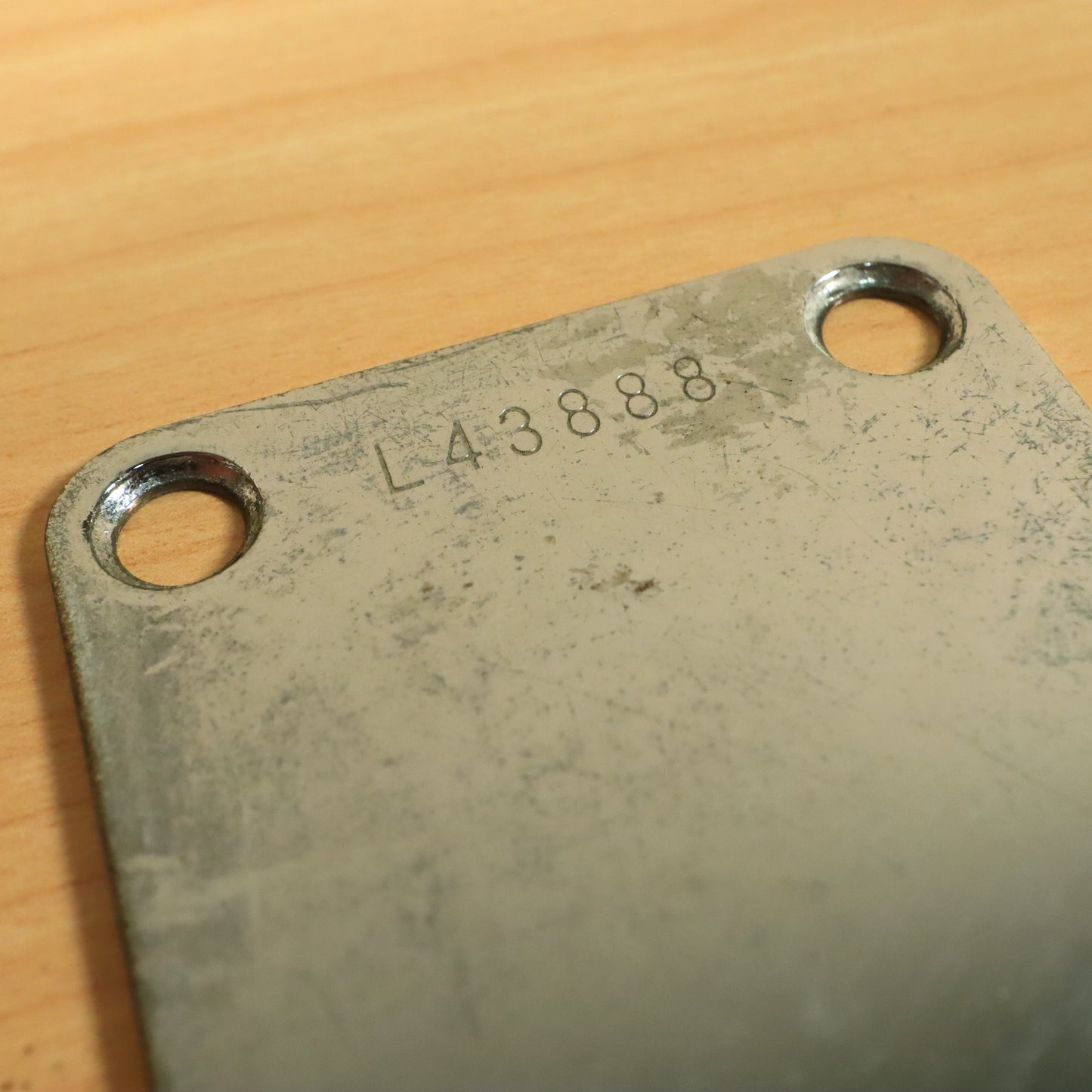 1964 Vintage Fender Neck Stratocaster / Jaguar / P Bass Plate "L" Series