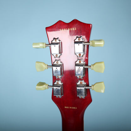 1996 Samick Artist Series SG Electric Guitar Cherry Red