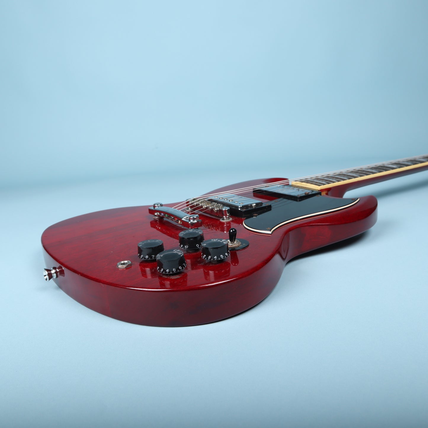 1996 Samick Artist Series SG Electric Guitar Cherry Red