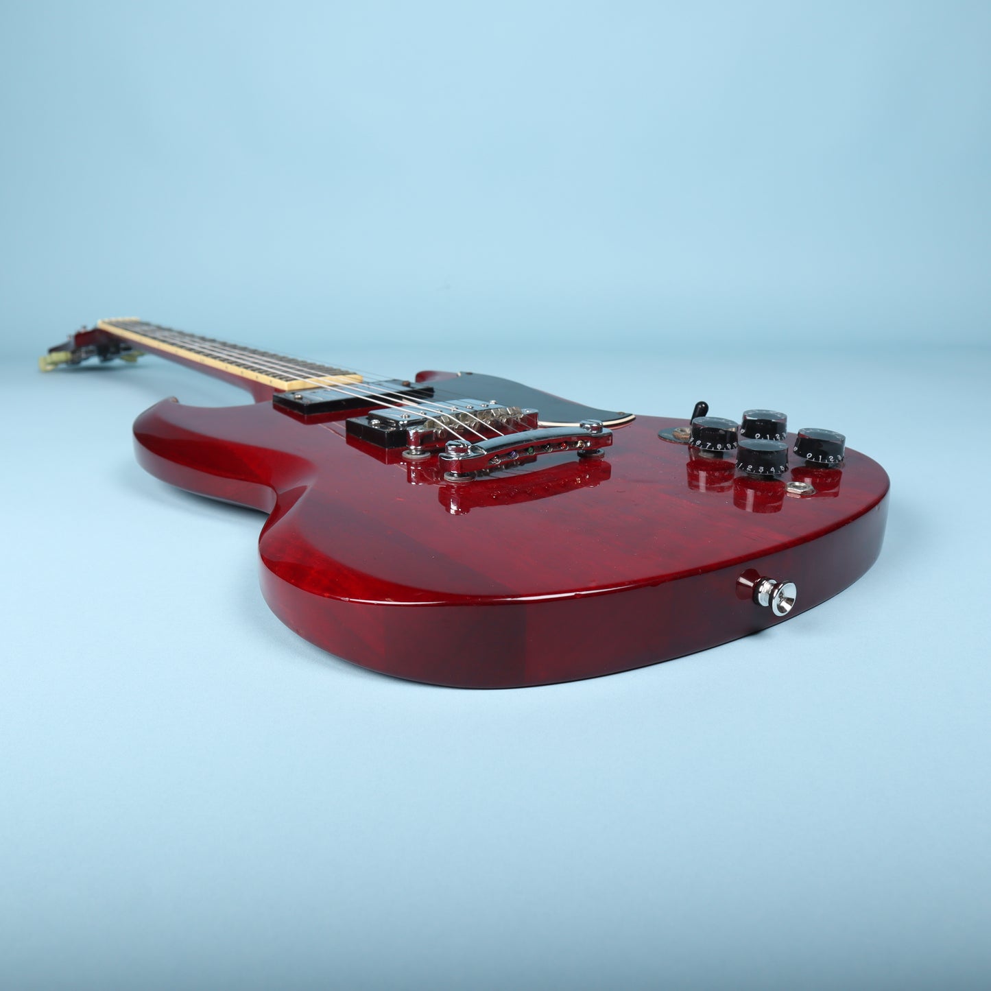 1996 Samick Artist Series SG Electric Guitar Cherry Red