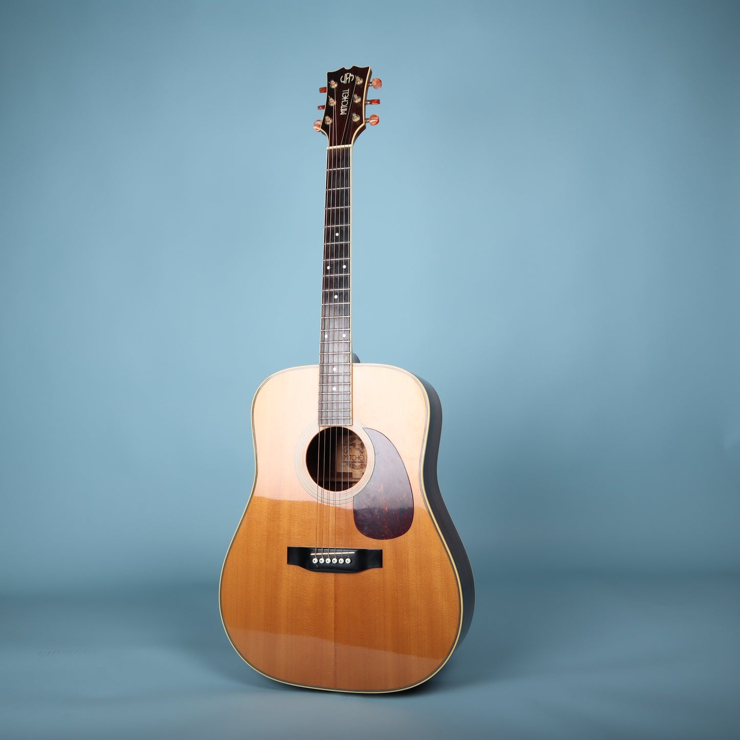 1970s Vintage Mitchell MD-500 Dreadnought Acoustic Guitar