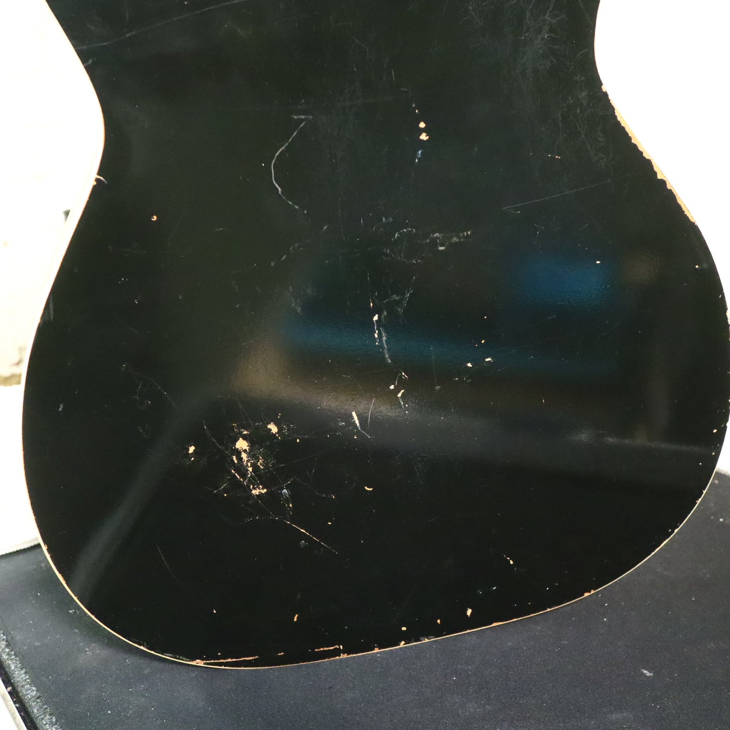 Silvertone 1420 Vintage Stratotone Black Electric Guitar