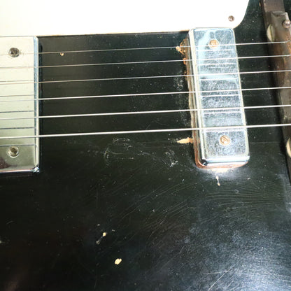 Silvertone 1420 Vintage Stratotone Black Electric Guitar