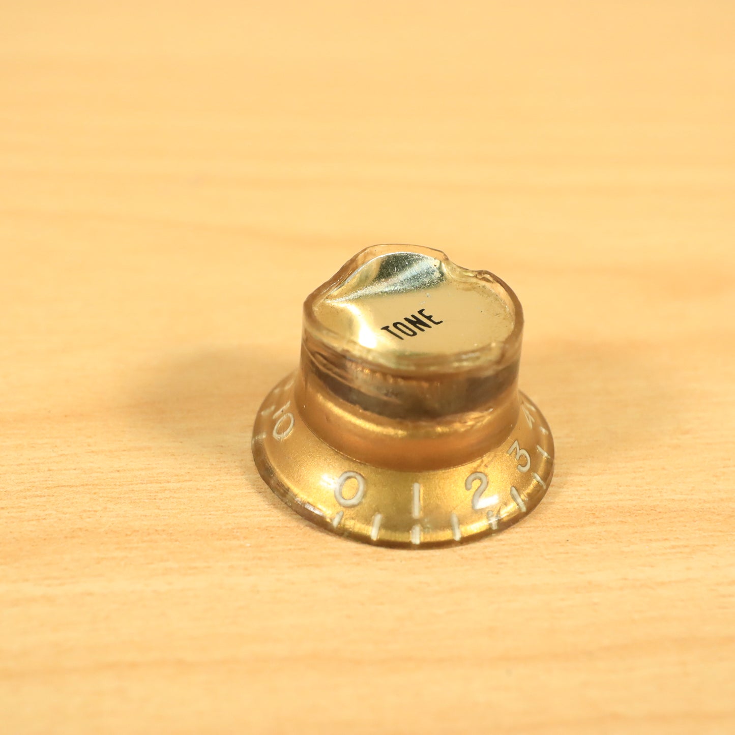 Vintage 1960's Gibson Gold Reflector Knob TONE Les Paul SG ES 1962 1970's