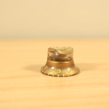 Vintage 1960's Gibson Gold Reflector Knob TONE Les Paul SG ES 1962 1970's