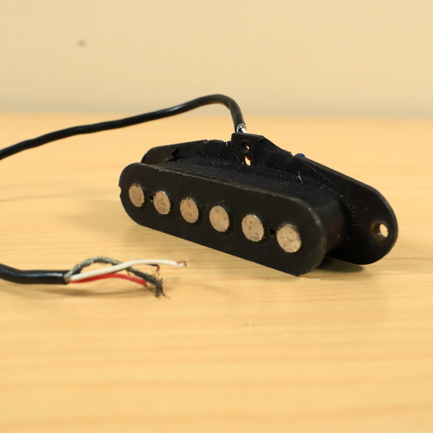 Fat Pole Pounder Single Coil Pickup - Black 7.45ohms