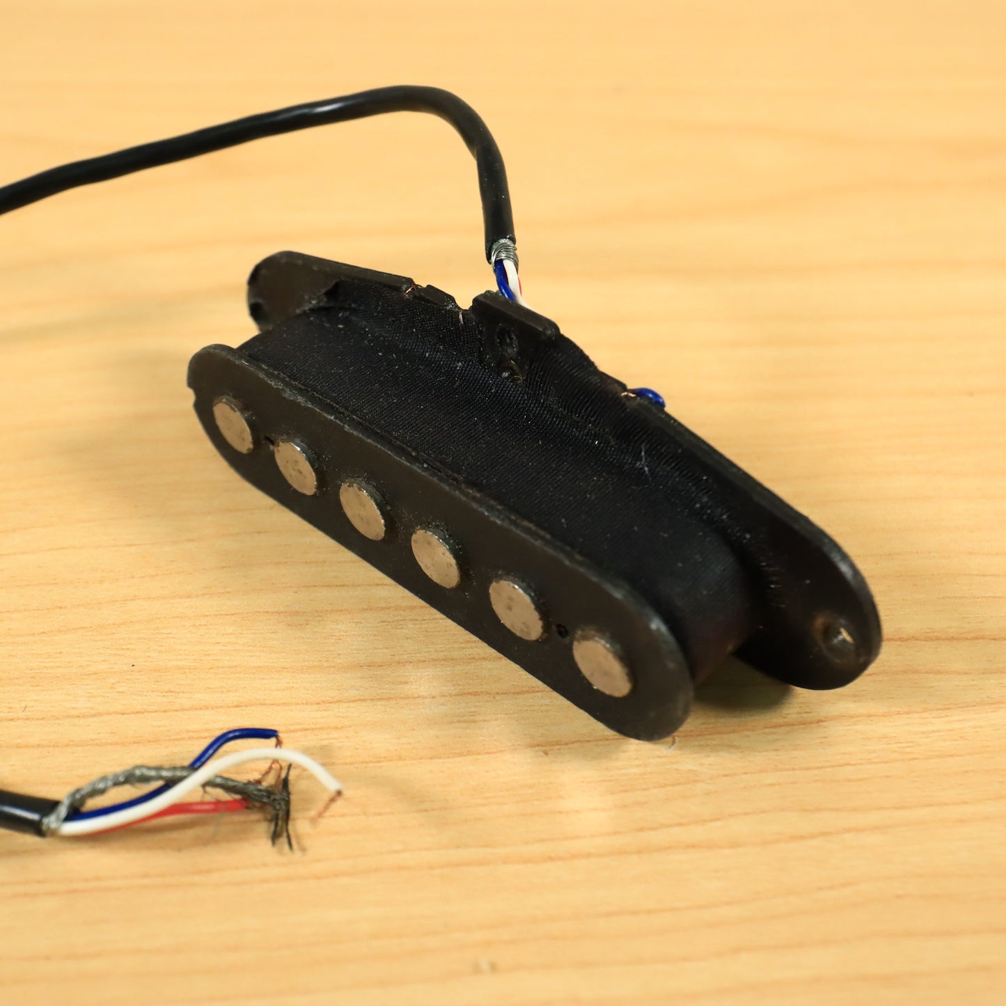 Fat Pole Pounder Single Coil Pickup - Black 7.45ohms