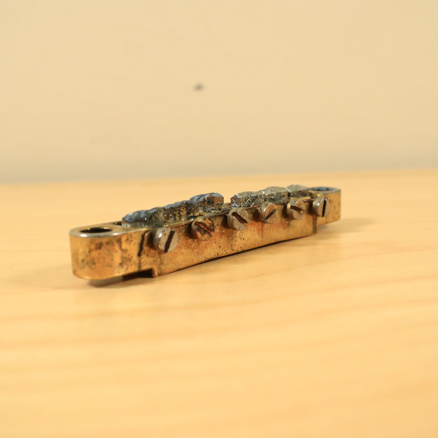 Vintage Epiphone Heavy Relic ABR-1 Style Gold Bridge Saddle Tune-o-matic B-2