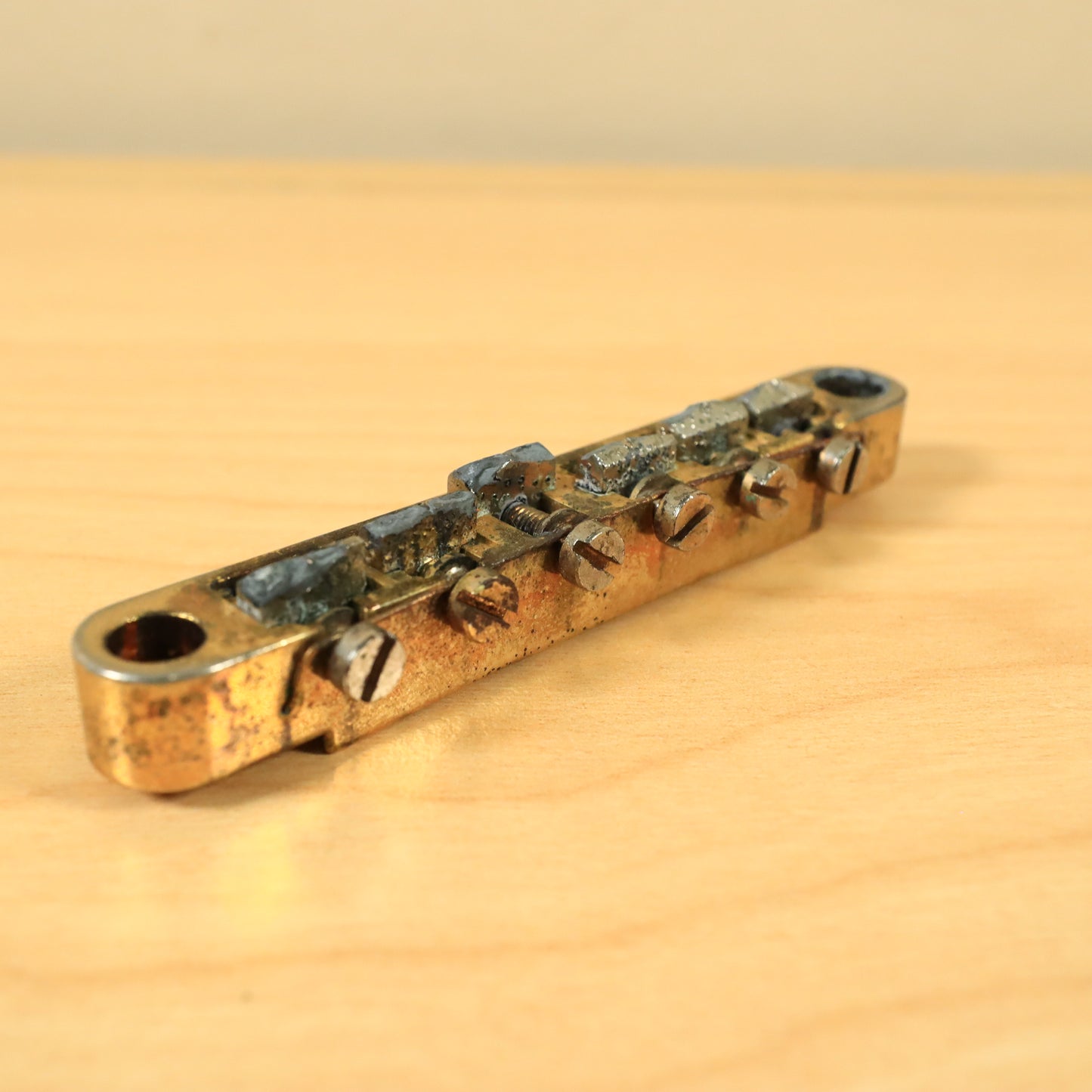 Vintage Epiphone Heavy Relic ABR-1 Style Gold Bridge Saddle Tune-o-matic B-2