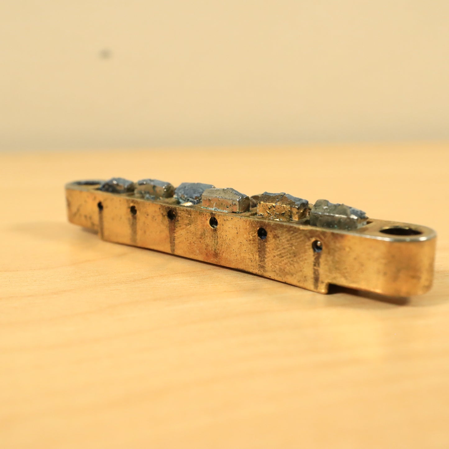 Vintage Epiphone Heavy Relic ABR-1 Style Gold Bridge Saddle Tune-o-matic B-2