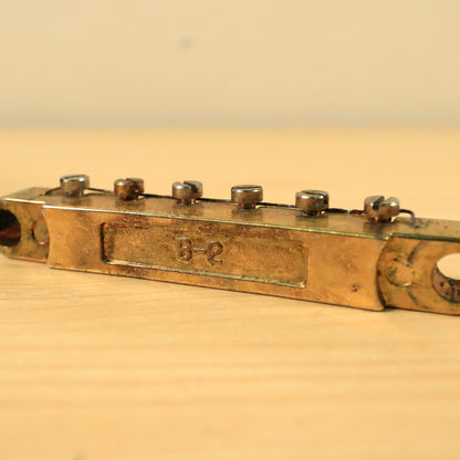 Vintage Epiphone Heavy Relic ABR-1 Style Gold Bridge Saddle Tune-o-matic B-2