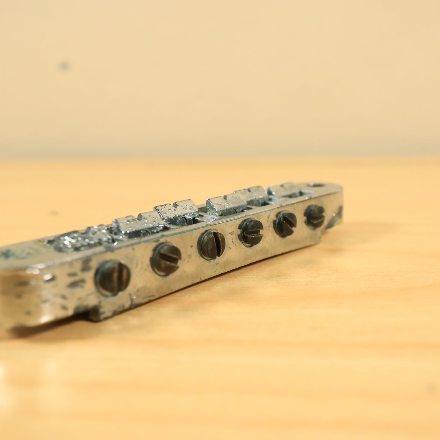 Vintage 1970's Gibson Chrome Nashville Tune-O-Matic Bridge Les Paul/ES/SG