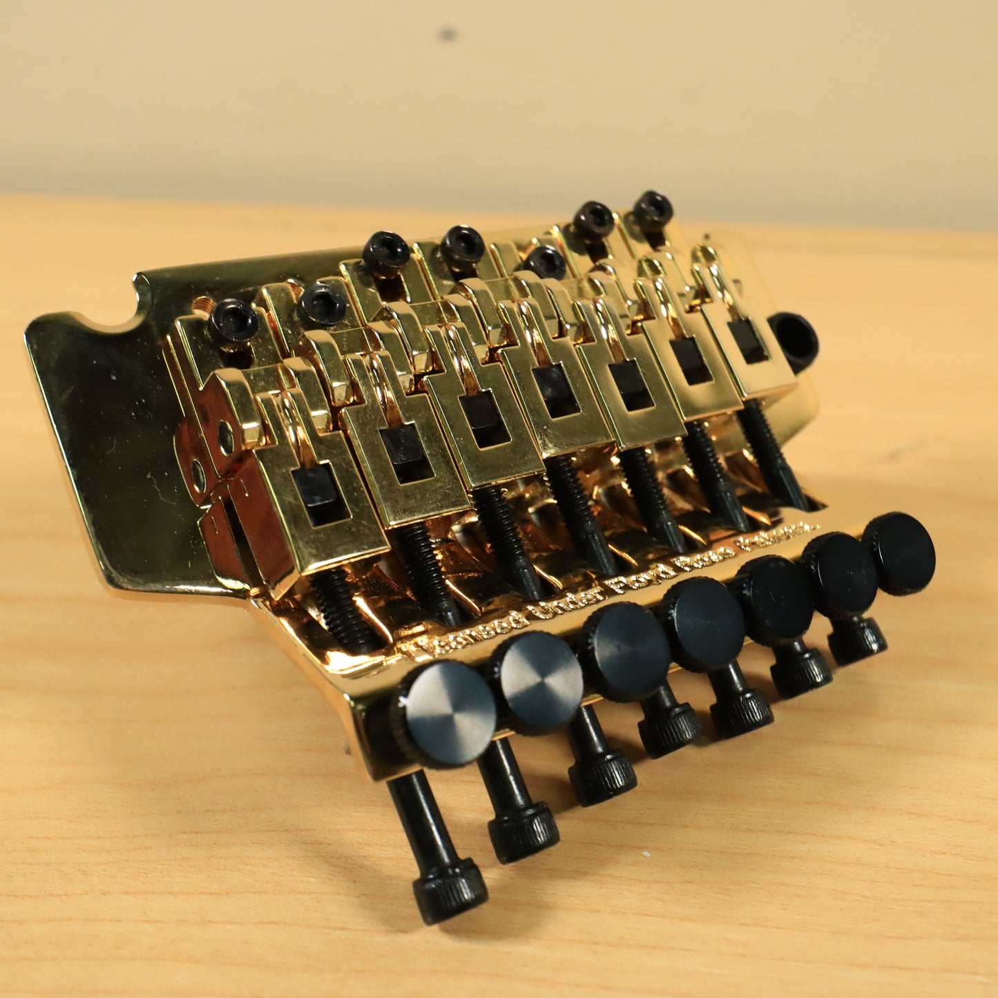 Licensed Floyd Rose Tremolo System Gold 7 String