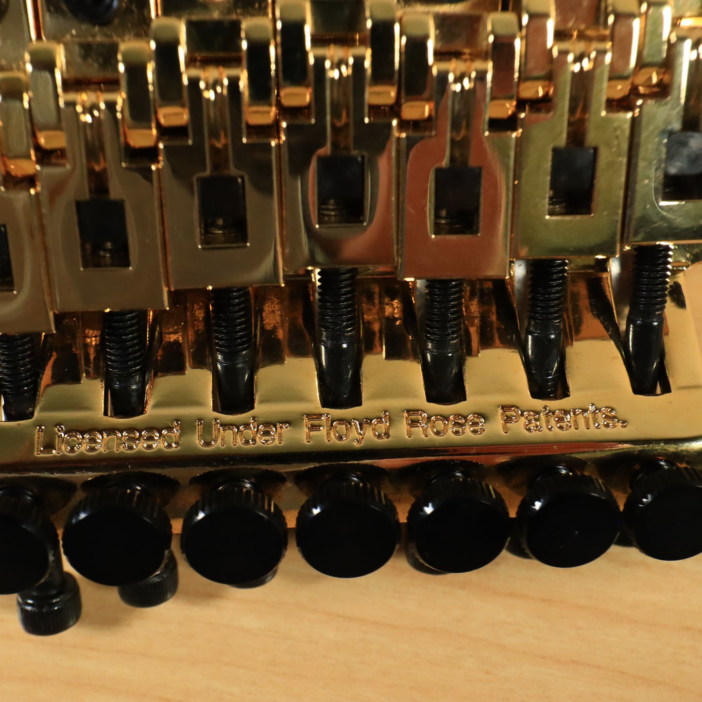 Licensed Floyd Rose Tremolo System Gold 7 String
