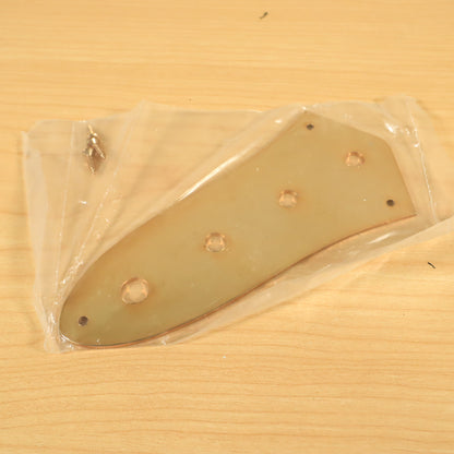 GOLD 4-Hole Jazz/J-Bass Control Plate Cover w/ Mounting Screws