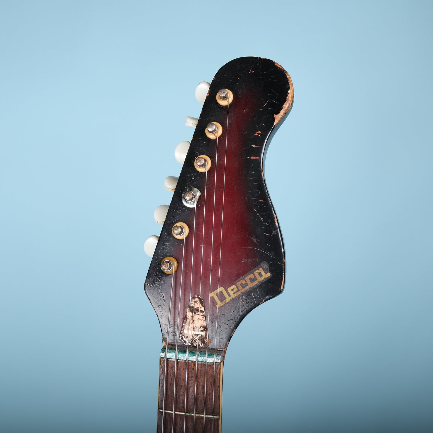Vintage Decca (Teisco) 3-Pickup Electric Guitar Sunburst