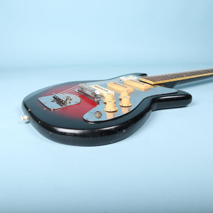 Vintage Decca (Teisco) 3-Pickup Electric Guitar Sunburst