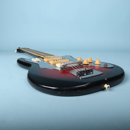 Vintage Decca (Teisco) 3-Pickup Electric Guitar Sunburst