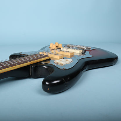 Vintage Decca (Teisco) 3-Pickup Electric Guitar Sunburst