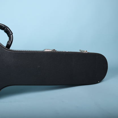 2002 Gibson USA Les Paul Hardshell Case Black Snakeskin Combination Lock Shroud