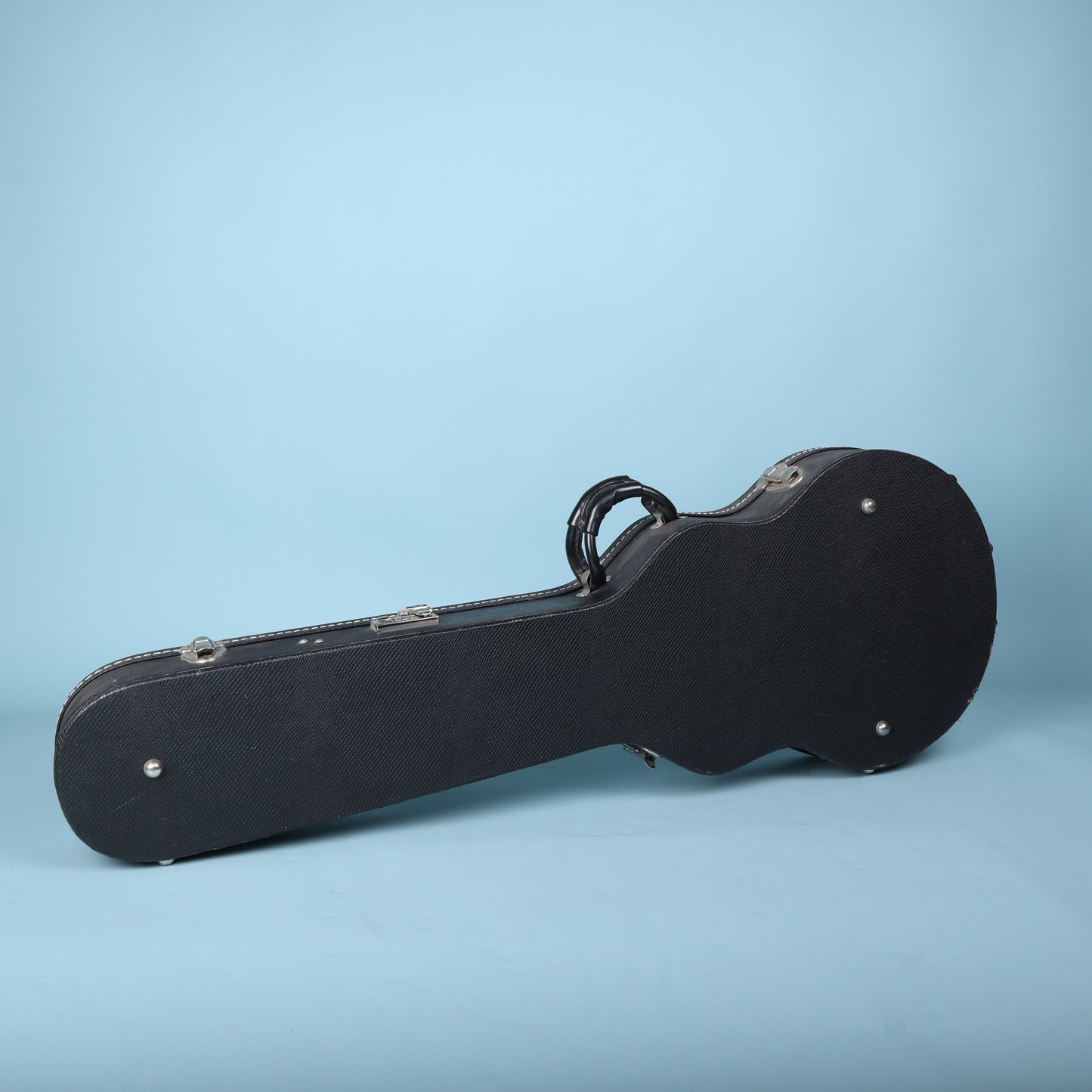 2002 Gibson USA Les Paul Hardshell Case Black Snakeskin Combination Lock Shroud