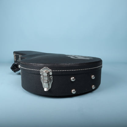 2002 Gibson USA Les Paul Hardshell Case Black Snakeskin Combination Lock Shroud