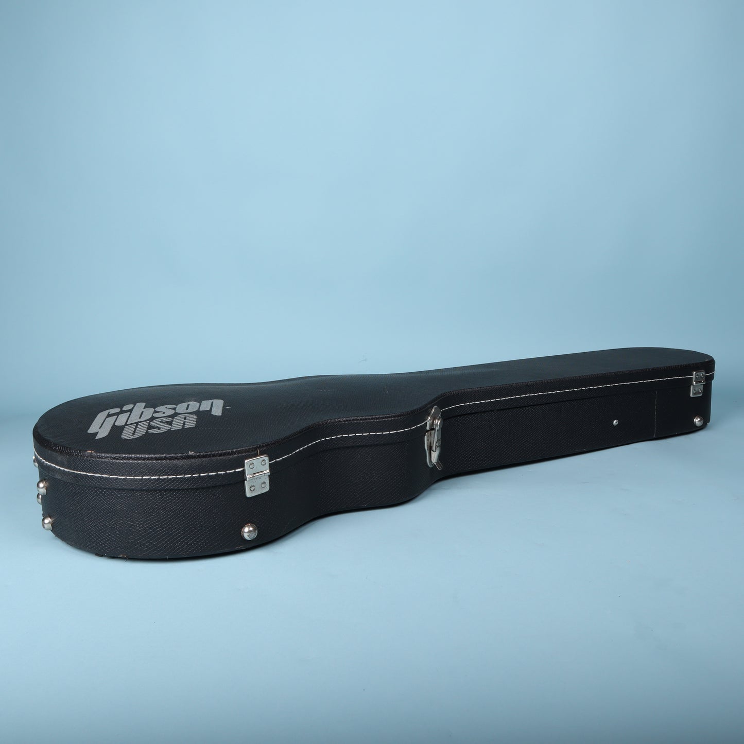 2002 Gibson USA Les Paul Hardshell Case Black Snakeskin Combination Lock Shroud