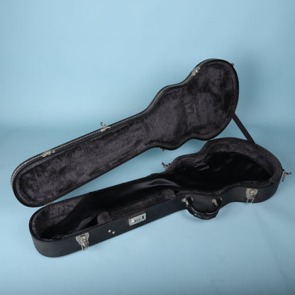 2002 Gibson USA Les Paul Hardshell Case Black Snakeskin Combination Lock Shroud