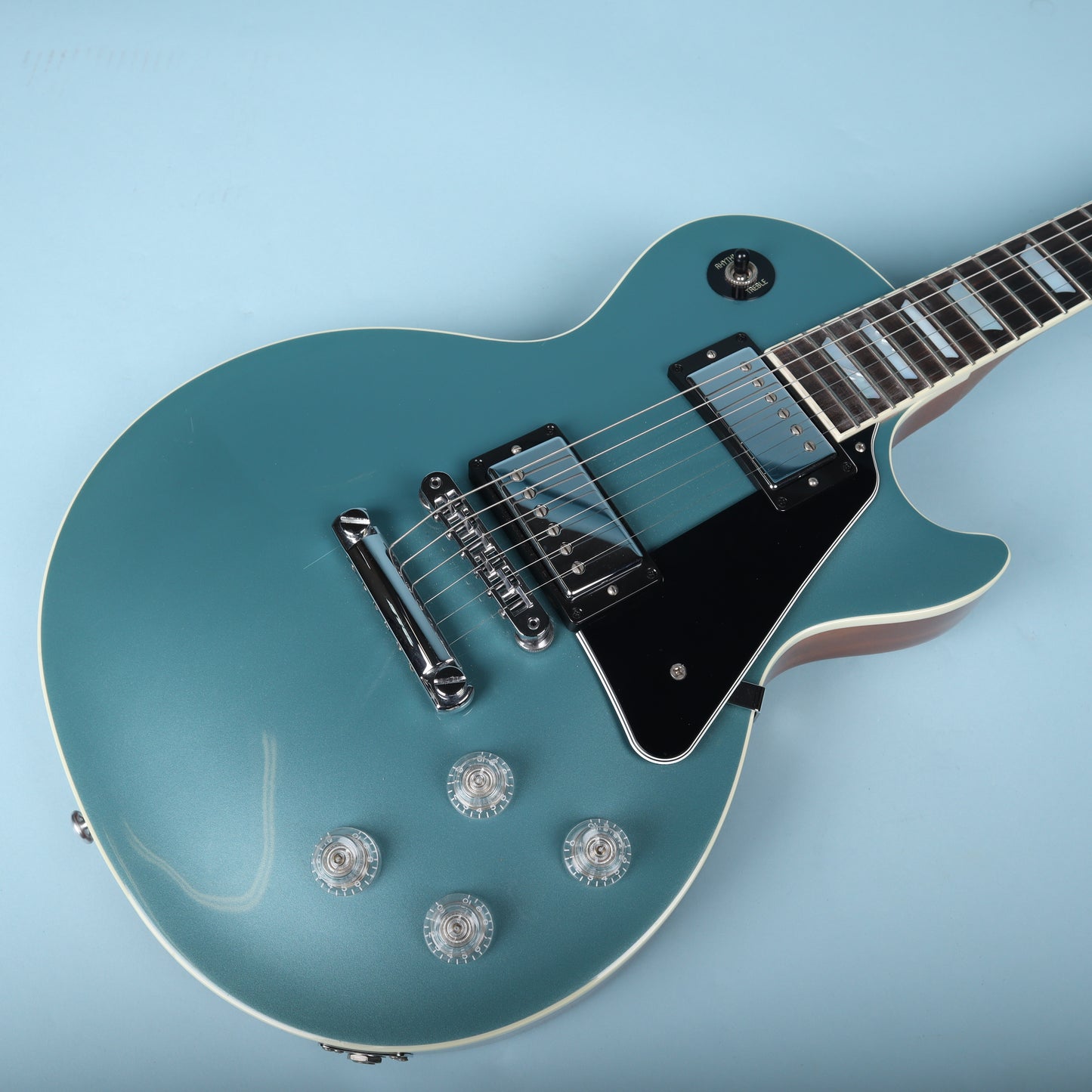 2019 Gibson Les Paul Modern Electric Guitar Faded Pelham Blue